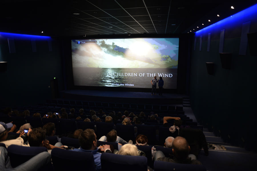 Children of the wind is a great documentary. Watched it at the cinema in Westerland (Pic: Kerstin Reiger)