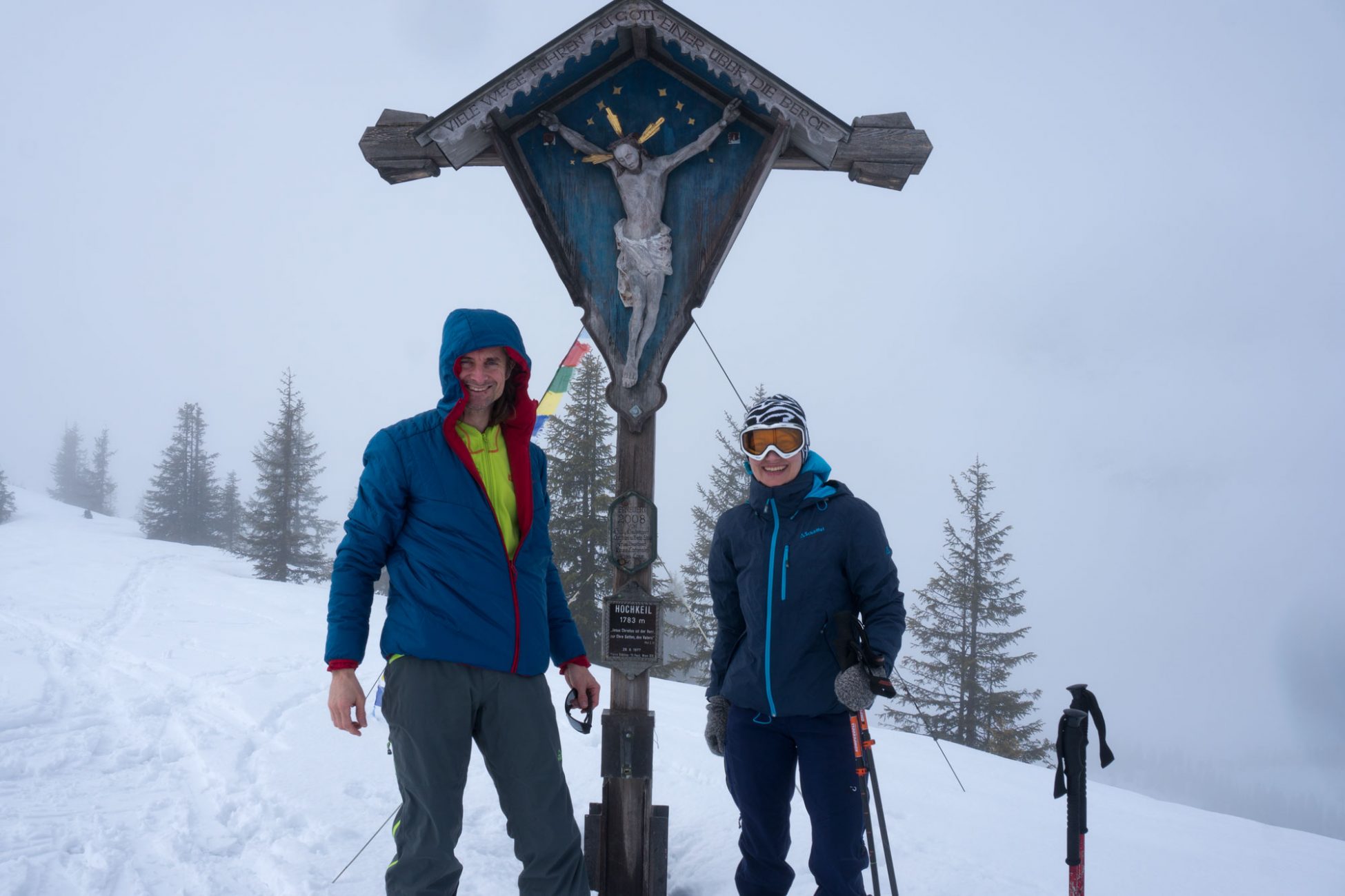 On top of the little summit of Hochkeil (Photo: Kerstin Reiger)